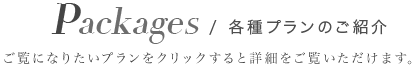 各種プランのご紹介